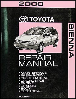 2000 toyota sienna - 2000, repair