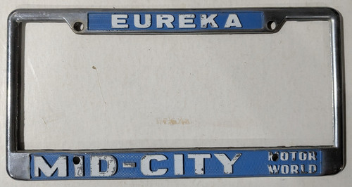 Vtg metal eureka - eureka, mid-city