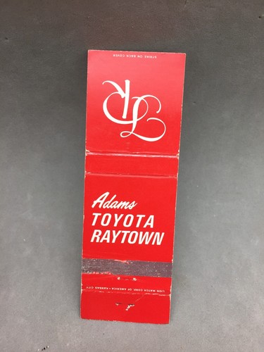 Vintage matchbook cover auto - matchbook,