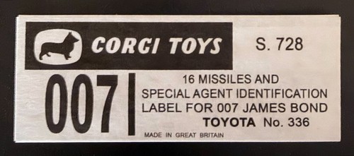 Corgi toys dealers envelope - corgi,