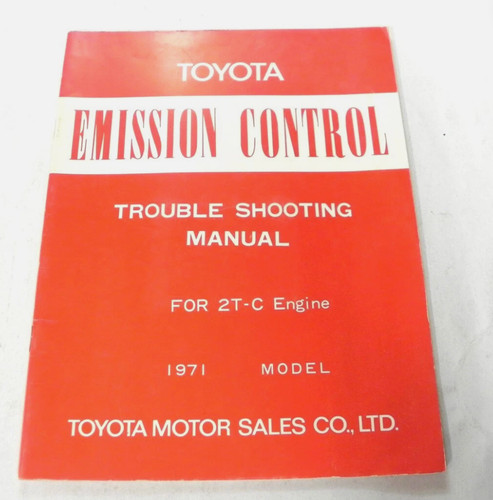 1971 toyota emission - 1971, control