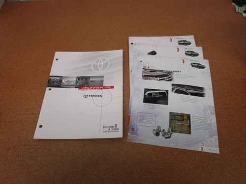 2003 toyota 4runner dealer - toyota,