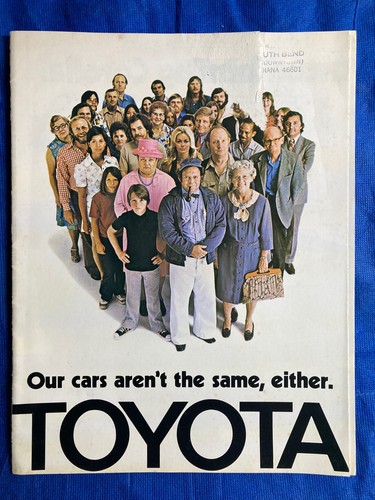Vintage 1973 toyota dealer - vintage,