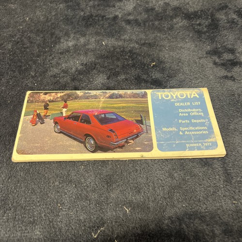 Vintage summer 1972 toyota - vintage,
