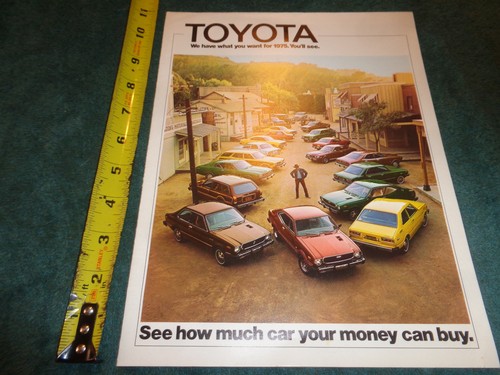 1975 toyota full - 1975, sales