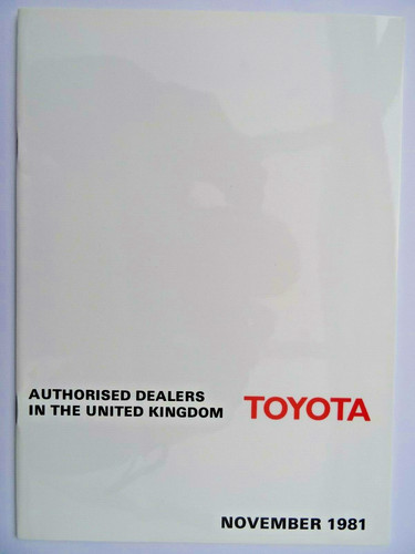 Toyota dealer european - uk, &