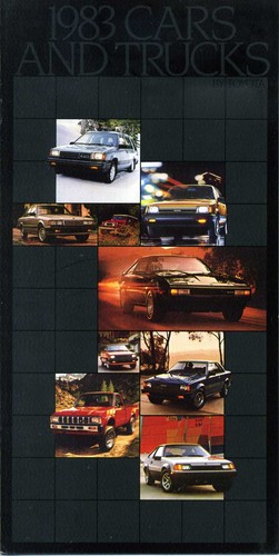 Toyota cars and trucks 1983 - toyota,