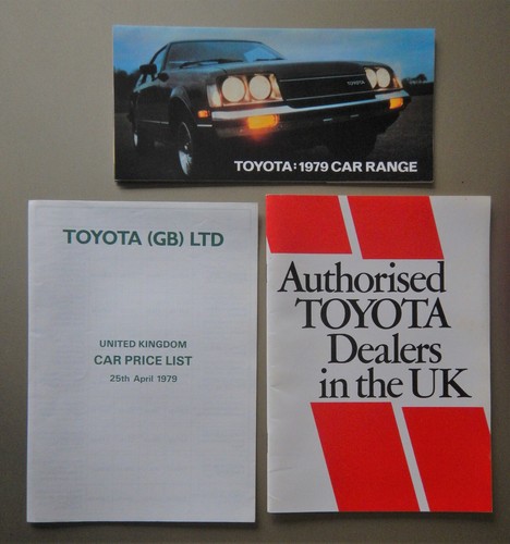 Toyota range orig 1979 - range, uk