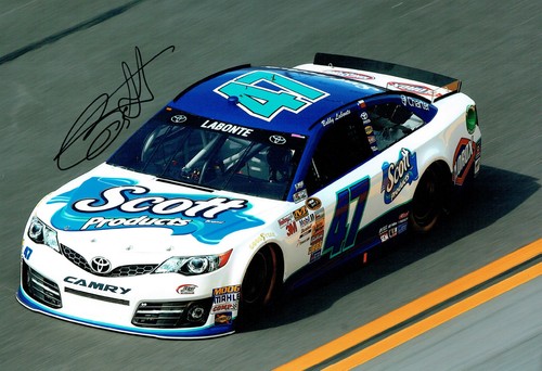 Bobby labonte signed 12x8 - bobby,