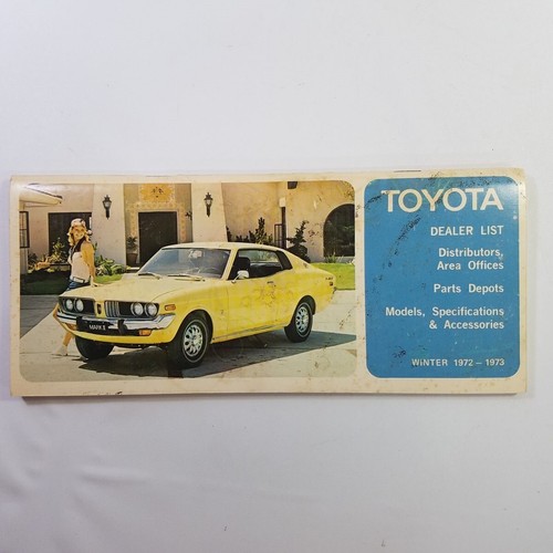 1972 1973 toyota dealer - 1972,