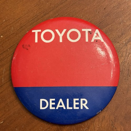 Toyota dealer red blue vintage - dealer,