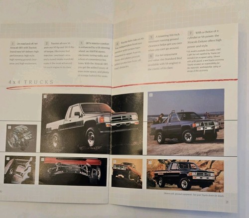 Vintage toyota truck - toyota, postcard