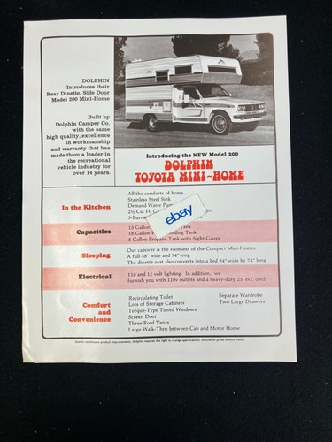 1977 dolphin toyota mini - 1977,