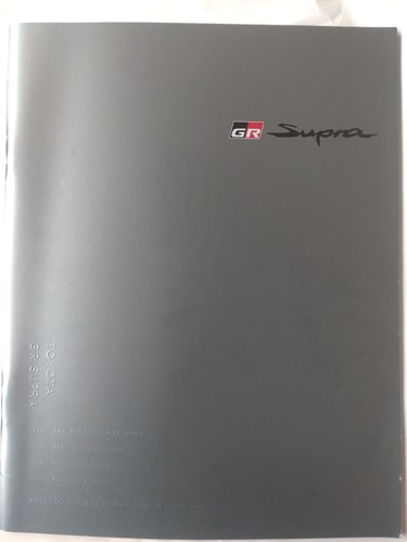 Toyota supra dealer catalog - supra,