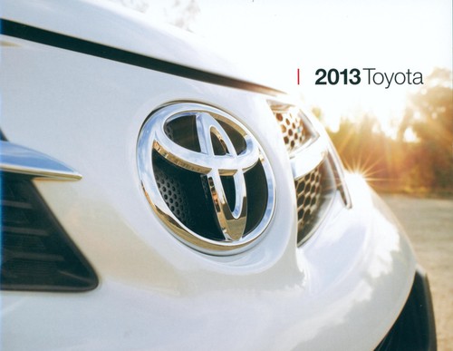 2013 toyota dealer glossy - toyota,