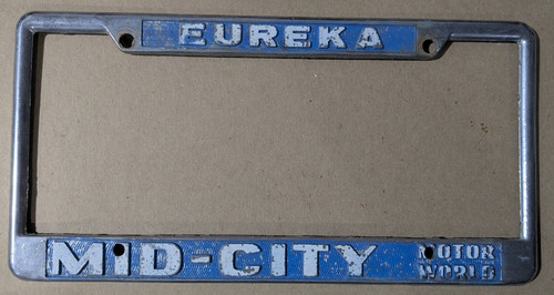 Vtg metal eureka mid - eureka, ca