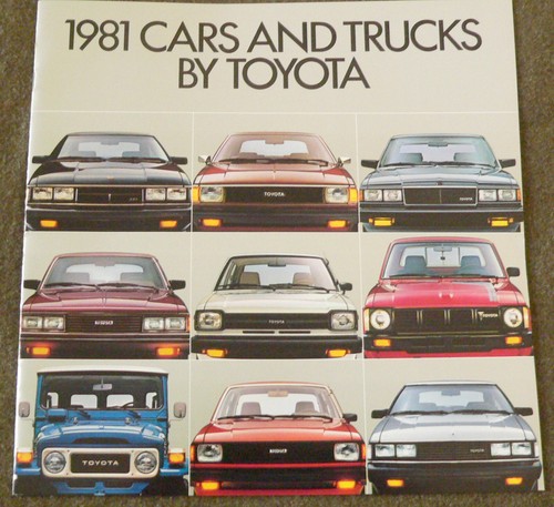 Toyota cars and trucks 1981 - cars,
