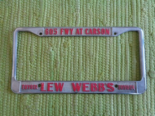 Vintage lew webbs toyota - lew,
