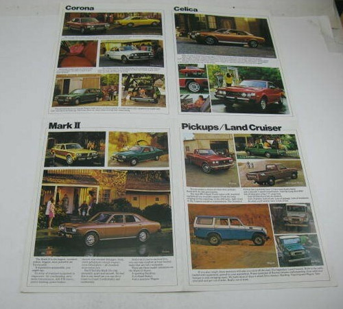 Toyota complete line 1975 - toyota,