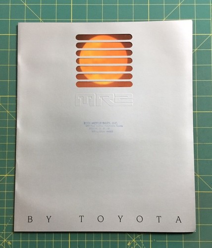 1984 mr2 toyota brochure n - toyota, brochure,