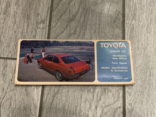 1972 toyota dealer list - 1972, land
