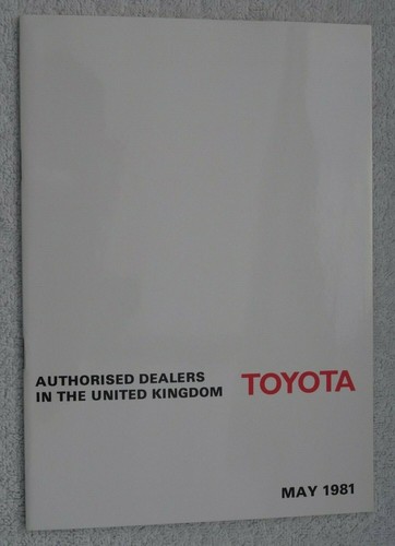 Toyota dealer european - uk,
