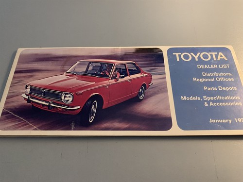 Orig toyota 1970 dealer - toyota,