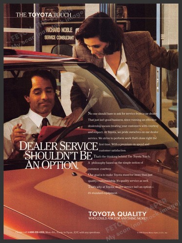 Toyota 1980s print - 1980s,
