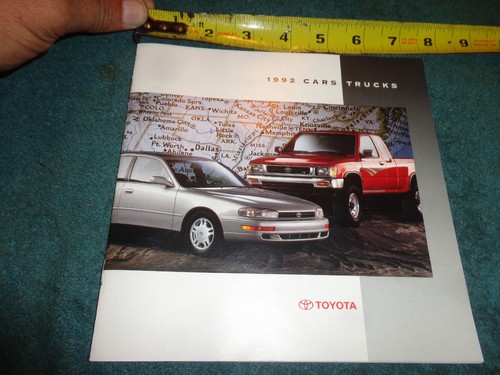 1992 toyota full line sales - toyota, full-line