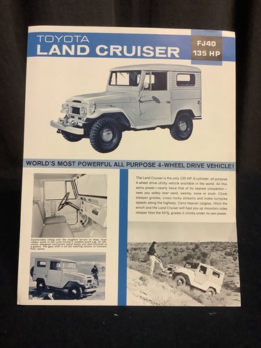1960 original toyota land - 1960’s,