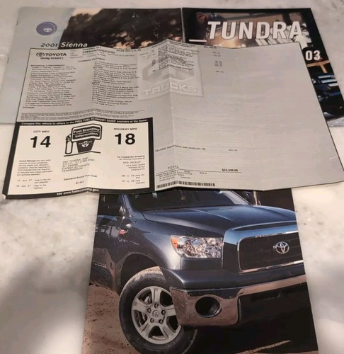 2001 2003 2007 - toyota, tundra