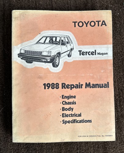 1988 toyota tercel wagon - 1988,