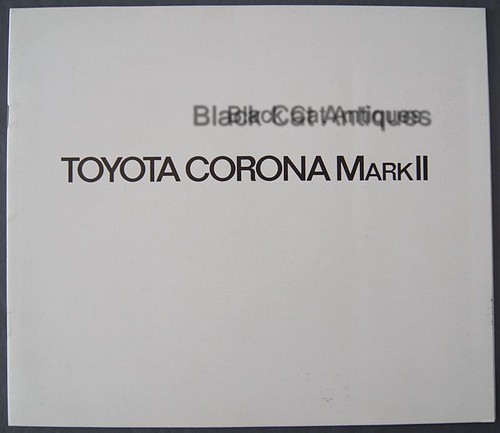 Original vintage toyota corona - original,