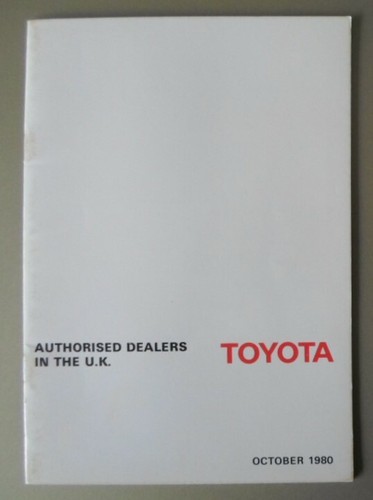 Toyota orig 1980 mkt - 1980,
