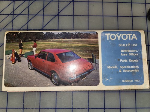 1972 toyota dealer - 1972, list